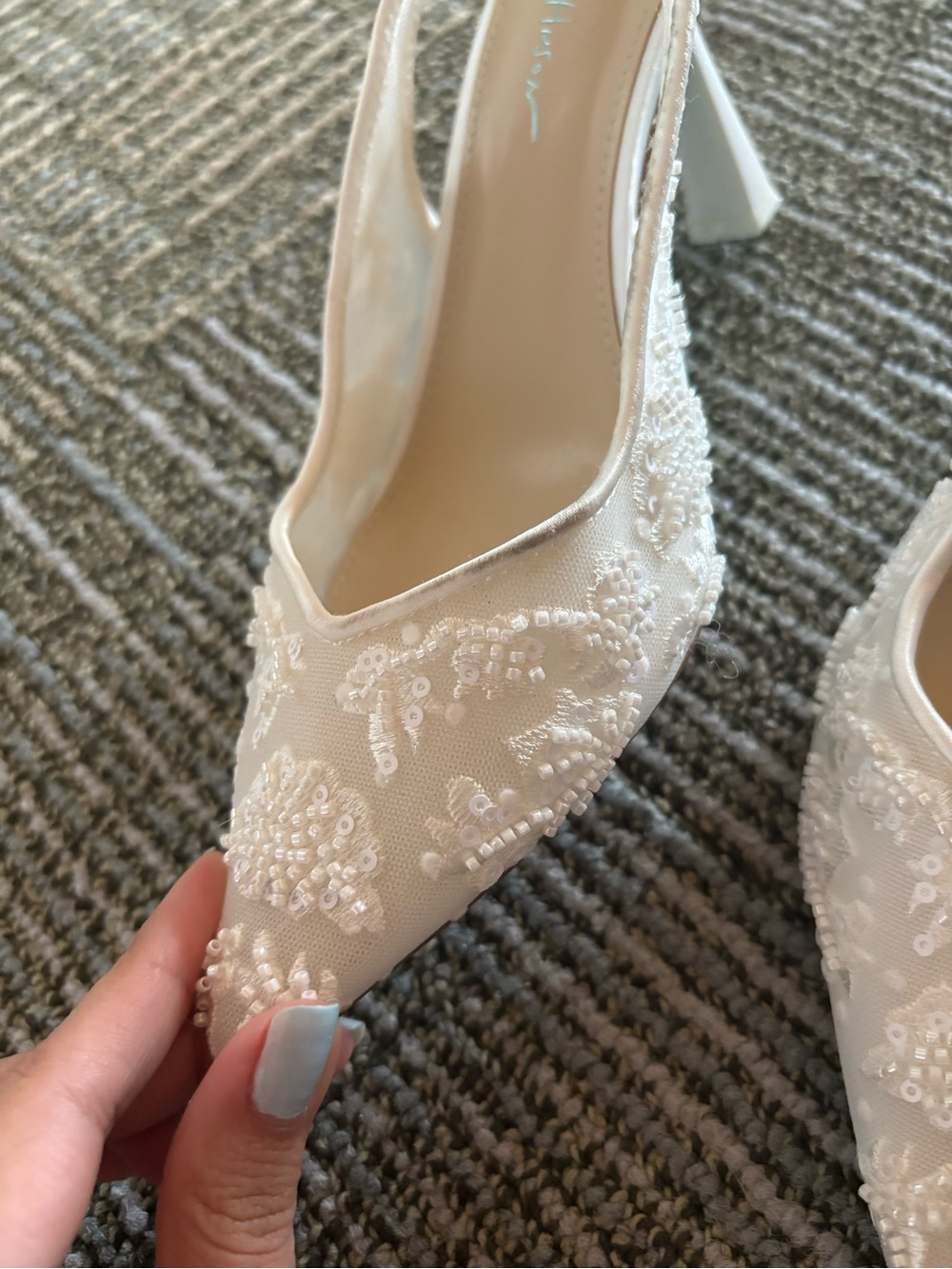 Betsey Johnson Ivory Nikki Heels - Picture 5 of 5